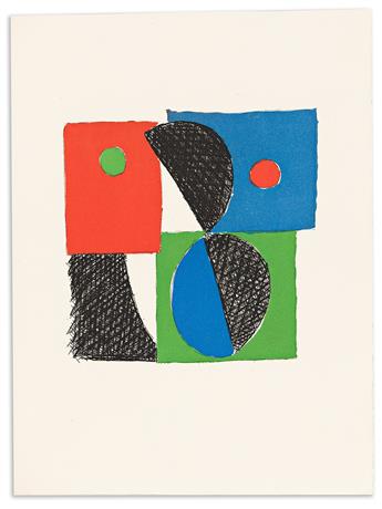 Delaunay, Sonia (1885-1979), illus. & Tristan Tzara (1896-1963) Juste Present.